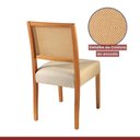 Ver mais imagens de Conjunto Sala de Jantar 4 Lugares Tampo Vidro/MDF 120cm Madeira Maciça Mesa e Cadeiras Versales Cina