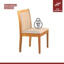 Ver mais imagens de Conjunto Sala de Jantar 4 Lugares Tampo Vidro/MDF 120cm Madeira Maciça Mesa Versales Cadeiras Hydra