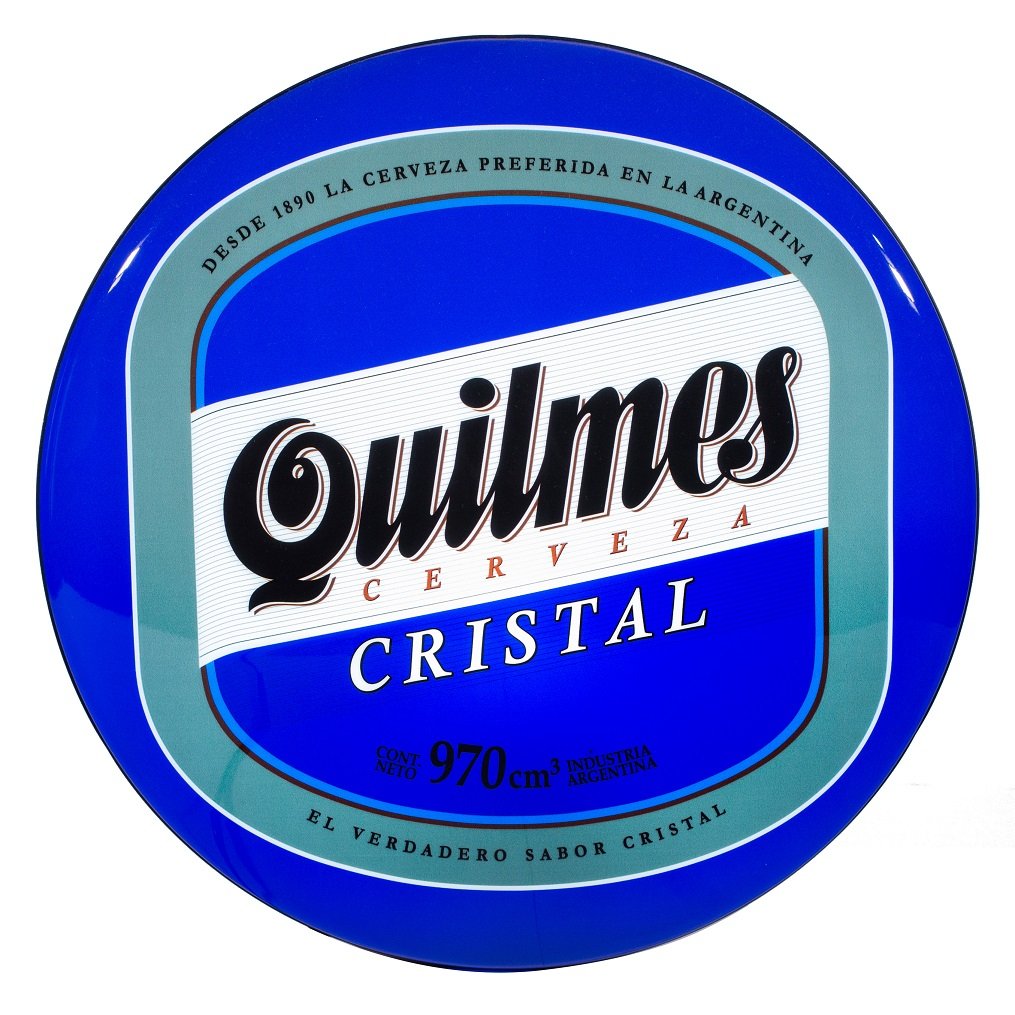 Luminoso de Parede Cerveja Quilmes Retrô Vintage para Bar, Garagem, Churrasqueira, Espaço Gourmet