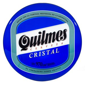 Luminoso de Parede Cerveja Quilmes Retrô Vintage para Bar, Garagem, Churrasqueira, Espaço Gourmet