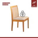Ver imagem 7 de Conjunto Sala de Jantar 6 Lugares Tampo Vidro/MDF 140cm Madeira Maciça Mesa Versales Cadeiras Hydra