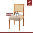 Ver imagem 7 de Conjunto Sala de Jantar Mesa Godam 110cm com 4 Cadeiras Versales estrutura em madeira Maciça e Tampo MDF/Vidro