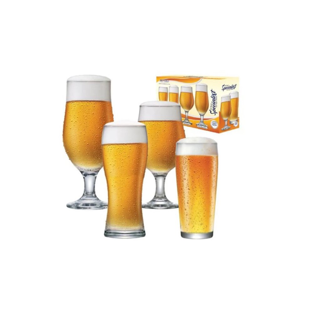 Conjunto de Copos para Cerveja Ruvolo Beer Sommelier 4 Peças - 1