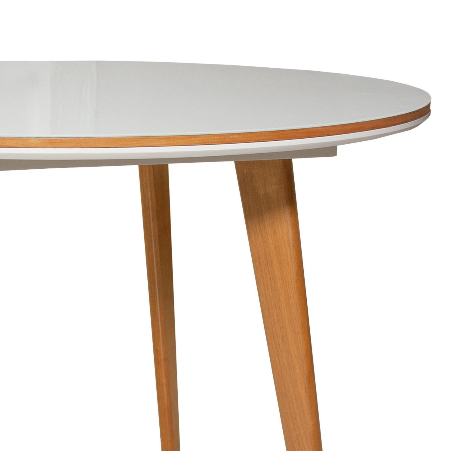 Conjunto Sala de Jantar Mesa Godam 110cm com 4 Cadeiras Debora estrutura em madeira Maciça e Tampo MDF/Vidro - 14