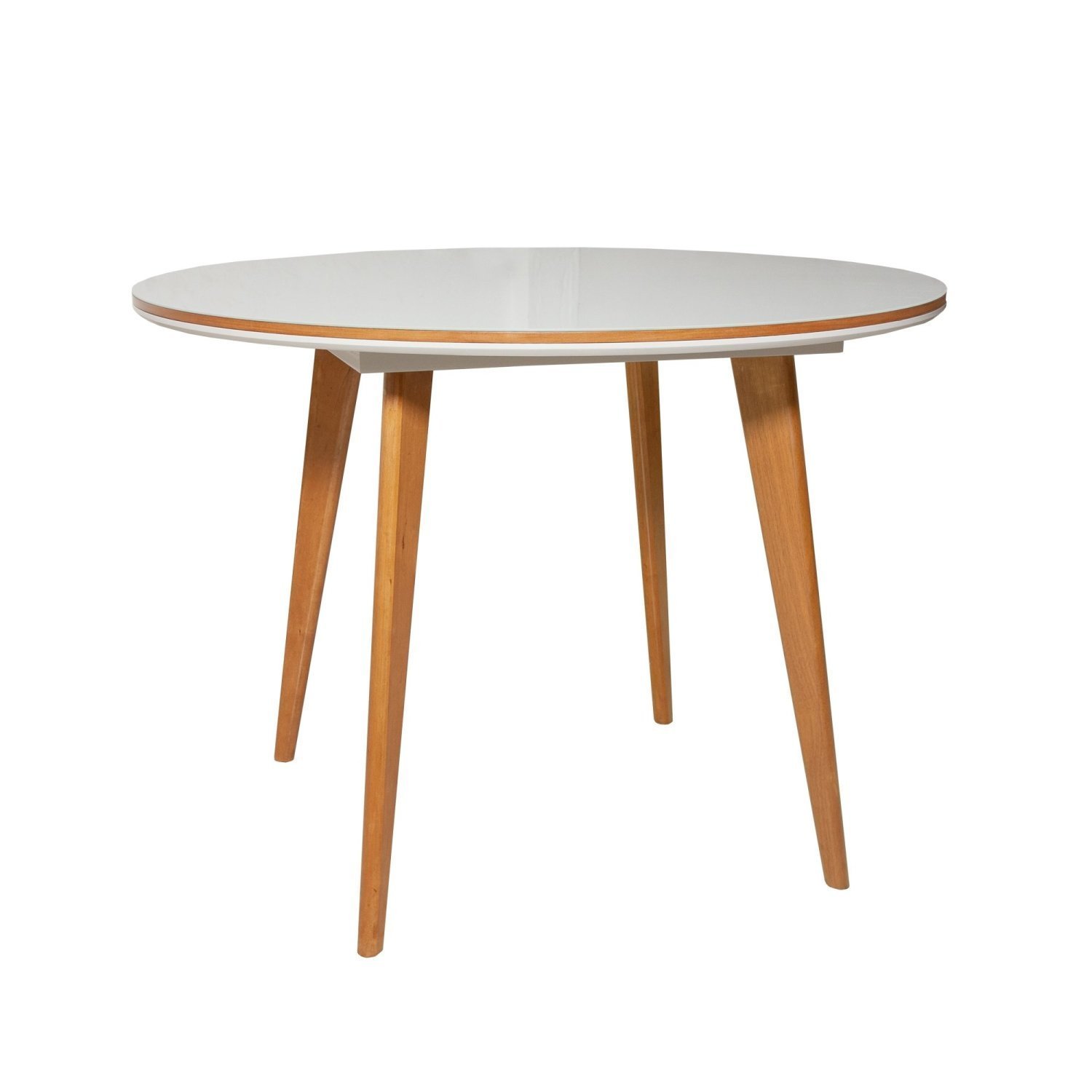 Conjunto Sala de Jantar Mesa Godam 110cm com 4 Cadeiras Debora estrutura em madeira Maciça e Tampo MDF/Vidro - 13