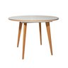 Conjunto Sala de Jantar Mesa Godam 110cm com 4 Cadeiras Debora estrutura em madeira Maciça e Tampo MDF/Vidro - 13