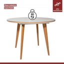 Ver imagem 6 de Conjunto Sala de Jantar 4 Lugares Tampo Vidro/MDF 110cm Madeira Maciça Mesa Godan e Cadeiras Berlim