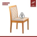 Ver imagem 7 de Conjunto Sala de Jantar 4 Lugares Tampo Vidro/MDF 110cm Madeira Maciça Mesa Godan e Cadeiras Berlim