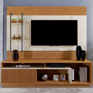 Home Granada C/ Led para Tv 65'' 2,00cm Naturalle /off White