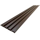 Ver imagem 1 de Painel Decorativo Ripado de Pvc Placa 270cmx15cm Bariri - Tk:mogno