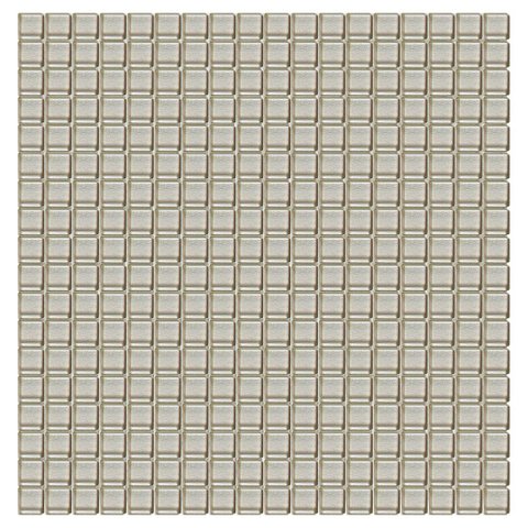 Pastilha de Vidro Strass Beige 1,5x1,5 Placa 30x30cm - 1013067008