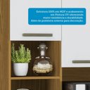 Ver imagem 5 de Cozinha Compacta com 6 Portas 1 Gaveta e Espaço para Micro-ondas 100% Mdf San Marino Espresso Móveis