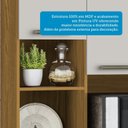 Ver imagem 5 de Cozinha Compacta com 6 Portas 1 Gaveta e Espaço para Micro-ondas 100% Mdf San Marino Espresso Móveis