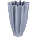 Ver imagem 1 de Vaso Decorativo Enfiete Casa Aparador 3d Home&co Cerâmica 25x18x18cm Cinza