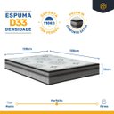 Ver imagem 4 de Colchão de Espuma D33 Pillow In Anjos Ortosleep Casal 138cm