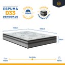 Ver imagem 3 de Colchão de Espuma D33 Pillow In Anjos Ortosleep Casal 138cm
