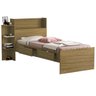 Cama de Solteiro Baú 2 Gavetas 100% Mdf Isa - 2