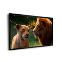 Ver imagem 2 de Quadro Rei e Rainha Da Selva -- BR ARTES