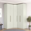 Ver imagem 1 de Guarda-roupa Solteiro Modulado Seletto 5 Portas Me32 Areia - Henn