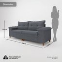 Ver imagem 3 de Sofá para Sala de Estar Living 4 Lugares Belmonte