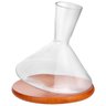 Decanter em Cristal com Base de Madeira 2,3l - Fracalanza - 1