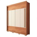 Ver imagem 6 de Guarda Roupa Roupeiro Roma 2 Portas 3 Gavetas Marrom Caemmun