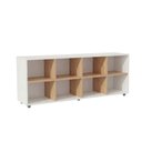 Ver imagem 1 de Nicho Organizador Horizontal Branco/amadeirado - Movelbras