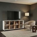 Ver imagem 2 de Nicho Organizador Horizontal Branco/amadeirado - Movelbras