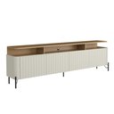 Ver imagem 2 de Rack Bend 180 cm Porta Brise Louro-Luna Incolar F800B LL/DO