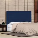 Ver mais imagens de Cabeceira Queen Porto P04 160 cm Suede - Amarena Móveis - Azul Marinho TCA 948