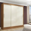 Ver imagem 1 de Guarda-Roupa Casal Istambul Yescasa Bege/Cinamomo/Off White