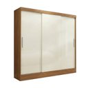 Ver imagem 2 de Guarda-Roupa Casal Istambul Yescasa Bege/Cinamomo/Off White