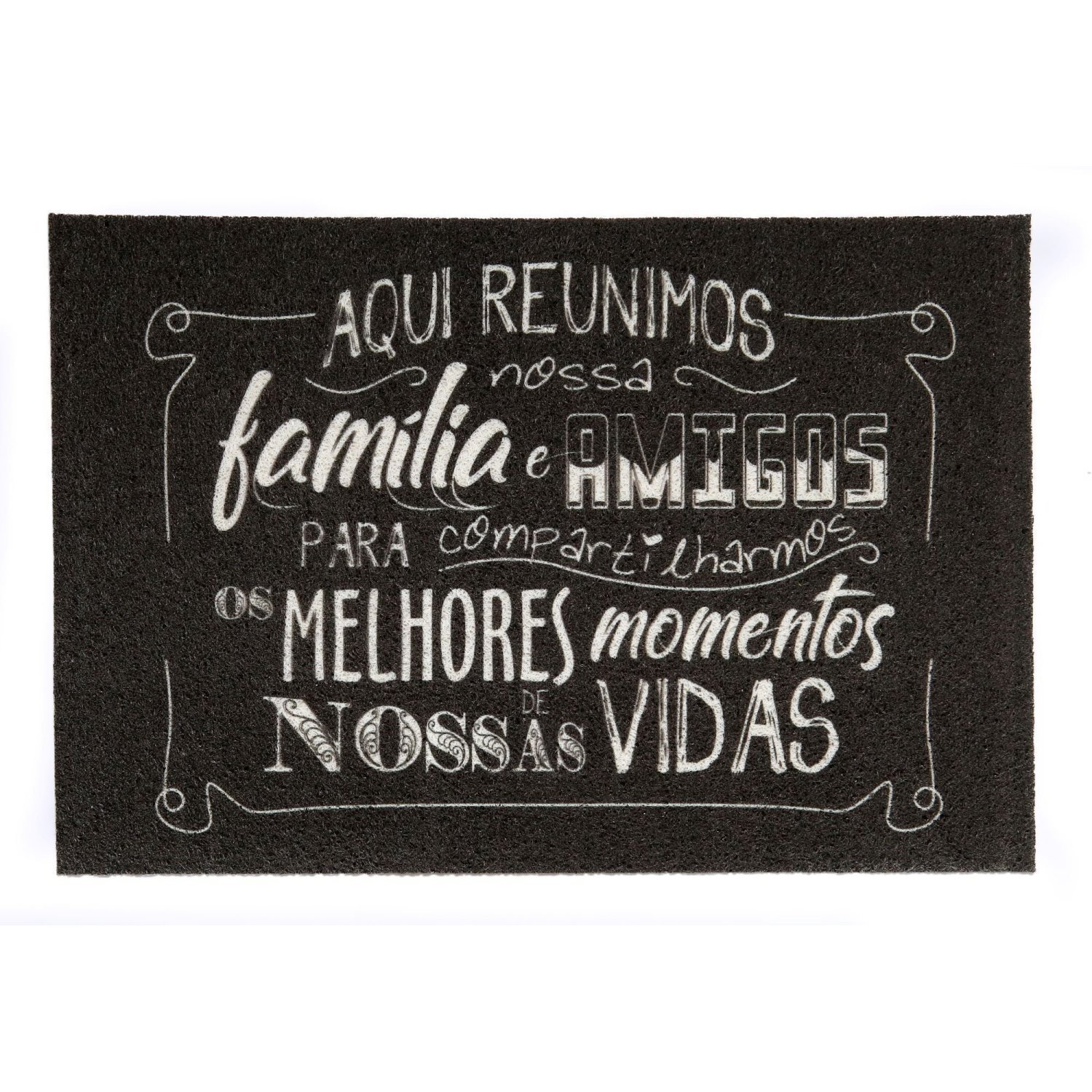 Tapete Entrada Cleankasa 40cm X 60cm Amigos e Familia - 1