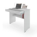 Ver imagem 2 de Mesa Escrivaninha para Home Office Vitória com 1 Gaveta Branco