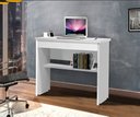 Ver imagem 1 de Mesa Escrivaninha para Home Office Vitória com 1 Gaveta Branco