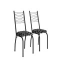 Ver imagem 2 de Kit 2 Cadeiras para Sala de Jantar Lite Preto