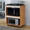 Balcão para Cooktop 4 Bocas 2 Nichos para Forno Turim Kaiki Móveis - 1