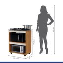 Ver imagem 5 de Balcão para Cooktop 4 Bocas 2 Nichos para Forno Turim Kaiki Móveis