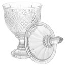 Ver imagem 2 de Bomboniere Potiche de Cristal Sortido Baleiro com Pé e Tampa Dublin Lyor Decorativo Transparente