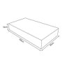 Kit Bancada Madeira Maciça Banheiro Lavabo com Cuba Branca Estilo Industrial 1,0 M X 60 Cm Marrom - 5