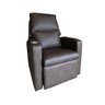 Poltrona Papai com Porta Copo Reclinável Massageador Courino:tabaco - 5