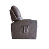 Poltrona Papai com Porta Copo Reclinável Massageador Courino:tabaco - 6