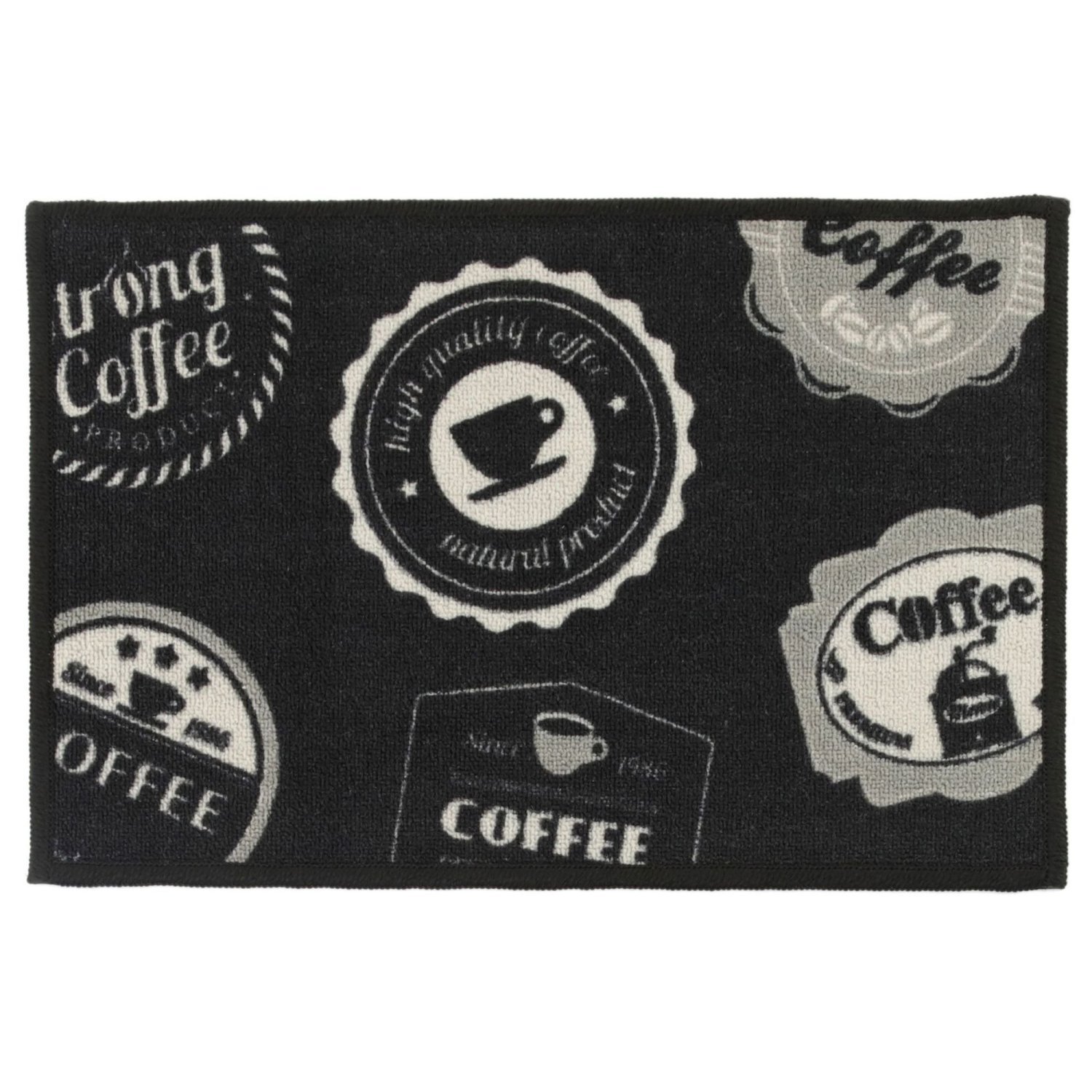 Tapete para Cozinha Cleankasa 50cm X 70cm Selos Café Kapazi - 5