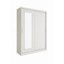 Ver imagem 6 de Guarda Roupa 2 Portas Correr Espelho 1,20m Roupeiro Branco