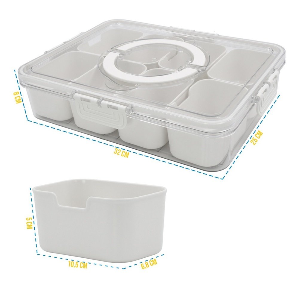 Pote Organizador de Geladeira Frutas e Verduras com Cesto 3,8l - 8