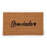 Tapete de Entrada Fibra de Coco 60cm X 33cm Bem-vindo Amor Kapazi - 1