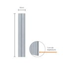 Ver imagem 4 de Painel Ripado Eva Laminado Autocolante 10cm Urban Plus Metro M² White com Textura Branco