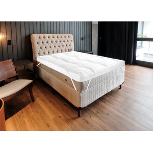 Pillow Top Protetor Colchão Cama King Poliéster