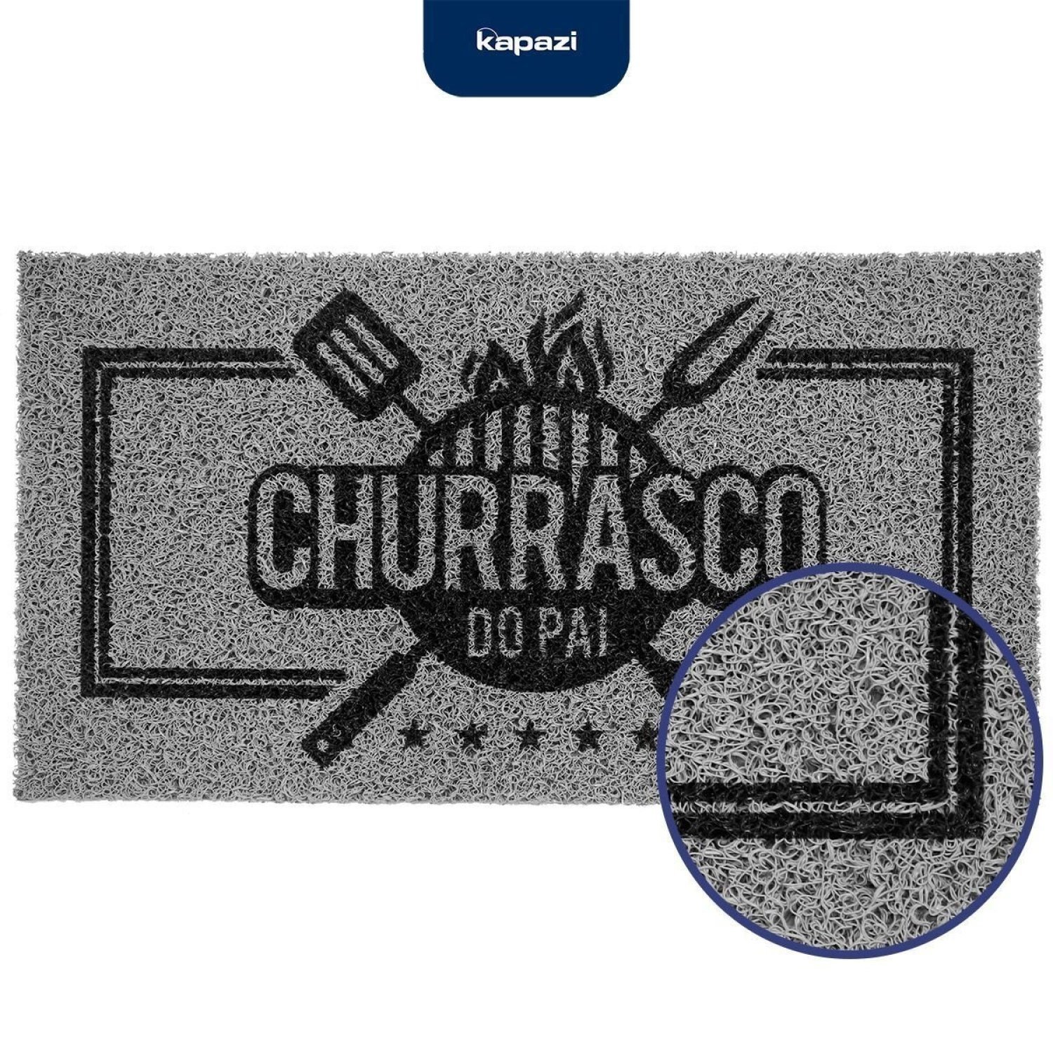 Tapete Vinil Superprint 40cm X 75cm Churrasco do Pai - 3