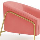 Ver imagem 7 de Poltrona Sala Industrial Alta Dourado Stella Suede D03 - D’Rossi